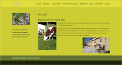 Desktop Screenshot of gite-ferme-jura.fr